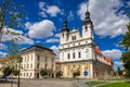 The Metropolitan Cathedral of St. John the Baptist in Trnava town, Slovakia Royalty Free Stock Photo