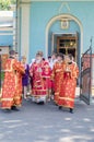 The Metropolitan celebrated the divine Liturgy in the Russian Orthodox Church.