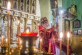 The Metropolitan celebrated the divine Liturgy in the Russian Orthodox Church.