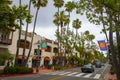 Santa Barbara historic city center, California, USA Royalty Free Stock Photo