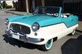 1960 Metropolitan Nash Convertible Turquoise & White Royalty Free Stock Photo