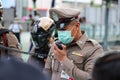 Metropolitan police talk to protesters