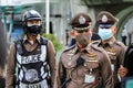 Metropolitan police talk to protesters