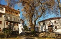 Metsovo city buildings and architecture greece