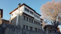 Metsovo city buildings and architecture greece