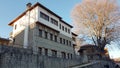 Metsovo city buildings and architecture greece