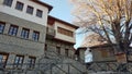 Metsovo city buildings and architecture greece