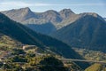 Autumn view of village of Metsovo near city of Ioannina, Epirus Region, Greece Royalty Free Stock Photo