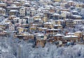 Metsovo ioannina Greece, snowing