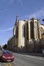 Metz, 4th august: Eglise Sainte Matin Church Building from Place Saint Martin in Metz City of France