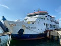 Teluk Sinabang Ferry Boat Docking in Port