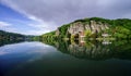 Meuse river view near Namur Royalty Free Stock Photo