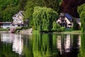 Meuse river view near Namur Royalty Free Stock Photo