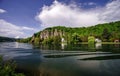 Meuse river view near Namur Royalty Free Stock Photo