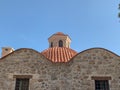 Mevlevihane museum in Antalya old town Kaleici. Historical Ottoman style stone building. Horizontal image