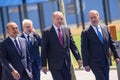 Mevlut Cavusoglu, Minister of Foreign Affairs, Recep Tayyip Erdogan, President of Turkey and Nurettin Canikli, Minister of Defence