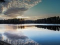 Mew Lake 2 Sunset Ontario Algonquin Provincial Park Royalty Free Stock Photo