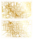 Mexicali and Monterrey Mexico City Map Set