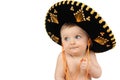 Mexican baby Royalty Free Stock Photo