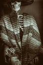 Mexican Bandit Skeleton Royalty Free Stock Photo