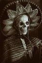 Mexican Bandit Skeleton Royalty Free Stock Photo