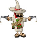 Mexican Bandito Royalty Free Stock Photo