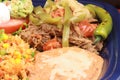 Mexican beef plate