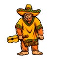 Mexican bigfoot angry