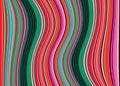 Mexican Blanket Stripes multi color Vector Pattern. Typical colorful woven fabric from central america Royalty Free Stock Photo