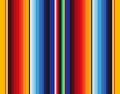 Mexican Blanket Stripes Seamless Vector Pattern Royalty Free Stock Photo