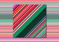 Mexican Blanket Stripes Seamless Vector Pattern. Typical colorful woven fabric from central america Royalty Free Stock Photo