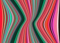 Mexican Blanket Stripes multi color Vector Pattern. Typical colorful woven fabric from central america