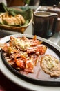 Mexican Breakfast in Tlaquepaque, Jalisco, Mexico. Royalty Free Stock Photo