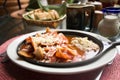 Mexican Breakfast in Tlaquepaque, Jalisco, Mexico. Royalty Free Stock Photo