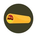 Mexican burrito food culture menu restaurant block and flat icon