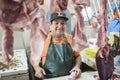 Mexican butcher in Cozumel