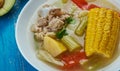 Mexican Caldo de Res Royalty Free Stock Photo