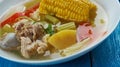 Mexican Caldo de Res Royalty Free Stock Photo