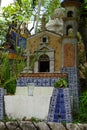 Mexican cemetery, open-air museum, Xcaret Park Royalty Free Stock Photo