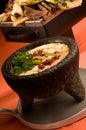 Mexican Cheese Fondue Royalty Free Stock Photo
