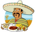 Mexican Chef Royalty Free Stock Photo