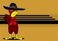Mexican chicken mariachi background4 Royalty Free Stock Photo