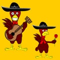 Mexican chicken mariachi set