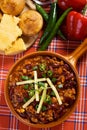 Mexican chili beans Royalty Free Stock Photo