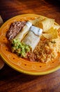 Mexican Chimichanga Burrito