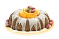 Mexican Chocolate Bundt Cake Royalty Free Stock Photo