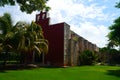 Mexican church Merida Churbunacolonial architecture historia Royalty Free Stock Photo