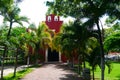 Mexican church Merida Churbunacolonial architecture historia Royalty Free Stock Photo