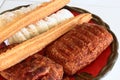 Mexican Churros with cream horns and danishes