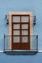 Mexican Classic Colonial Style Window Balcony Royalty Free Stock Photo